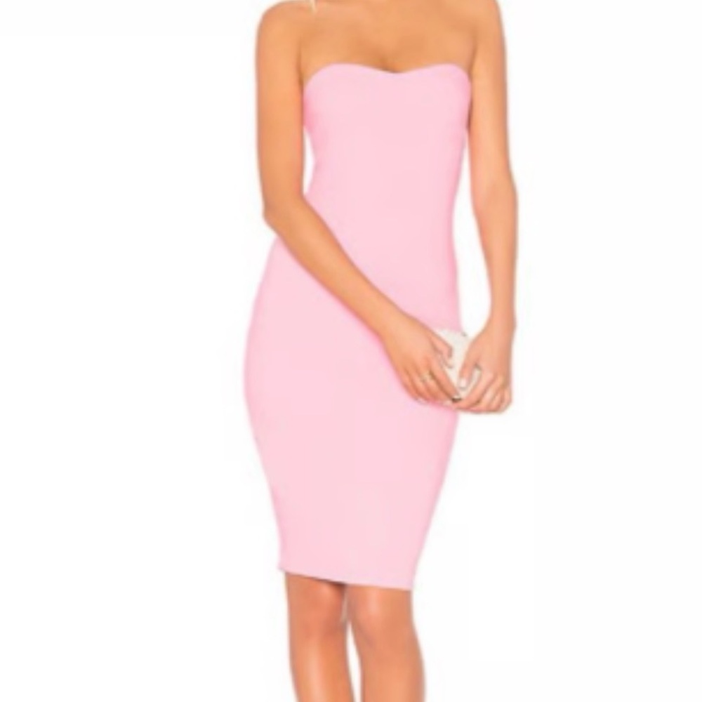 Likely Lauren Strapless Tube Bodycon Midi Dress Size Medium
